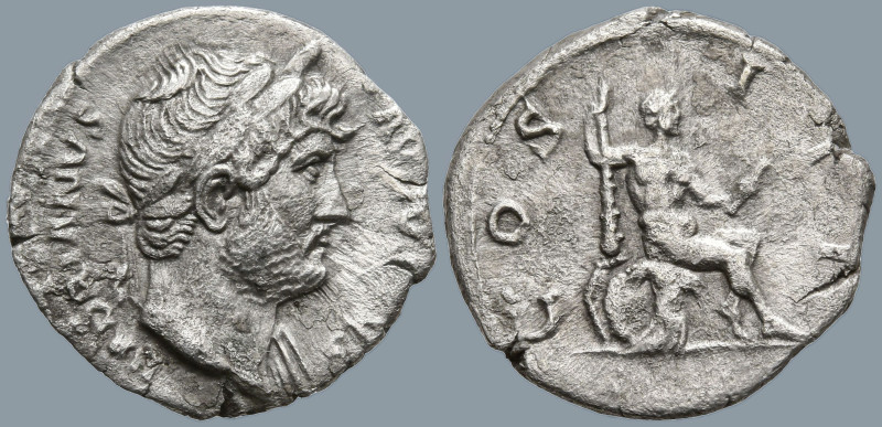 Hadrian (117-138 AD). Rome
AR Denarius (18.8mm 2.91g)
Obv: HADRIANVS AVGVSTVS....