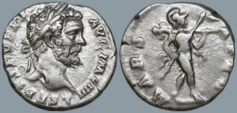 Septimius Severus (193-211 AD). Rome
AR Denarius (16.2mm 3.17g)
Obv: L SEPT SE...