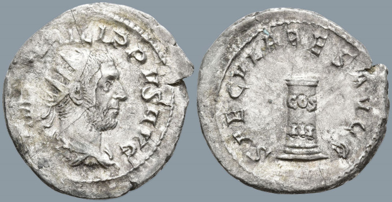 Philip I (244-249 AD). Rome
AR Antoninianus (23.3mm 3.32g)
Obv: IMP PHILIPPVS ...