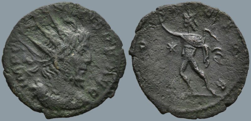 Victorinus (269-271 AD) Colonge
Antoninianus (20.8mm 1.65g)
Obv: Radiate and c...