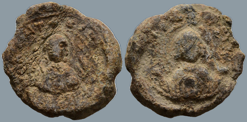 Byzantine Lead Seal
(4.74g 17.3mm diameter)