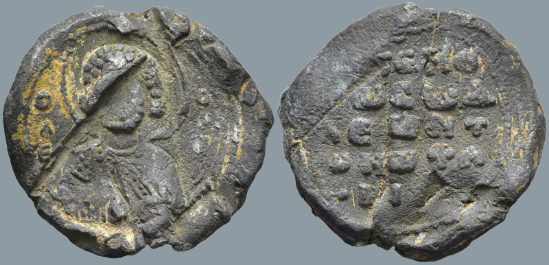 Byzantine Lead Seal
(12.6g 28.3mm diameter)