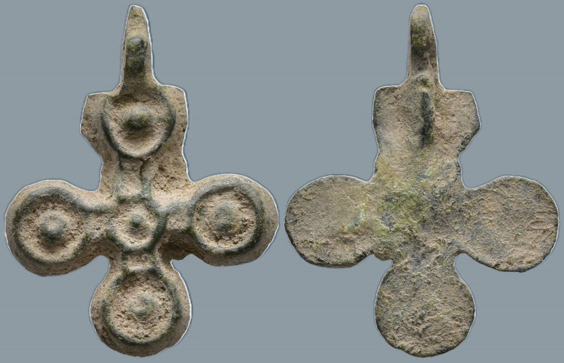 Byzantine Pendant Cross
(3.91g 14.1mm diameter)