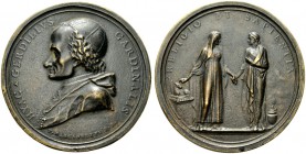 MEDAGLIE ITALIANE 
 ROMA 
 Giacinto Sigismondo Gerdil, 1718-1802. Medaglia 1804 opus T. Mercadetti. Æ gr. 103,64 mm 65,2 Busto a s.; all'esergo, nel...