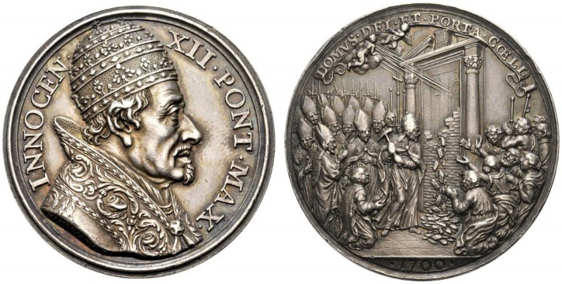 MEDAGLIE PAPALI 
 ROMA 
 Innocenzo XII (Antonio Pignatelli), 1691-1700. Medagl...