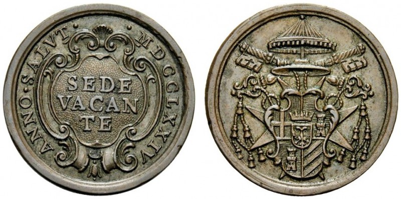 MEDAGLIE PAPALI 
 ROMA 
 Sede Vacante, Camerlengo Card. Carlo Rezzonico, 1774-...
