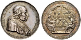 MEDAGLIE PAPALI 
 ROMA 
 Pio VII (Gregorio Chiaramonti), 1800-1823. Medaglia 1822 a. XXIII opus Giuseppe Girometti. Ar gr. 32,85 mm 42 Busto a d. co...