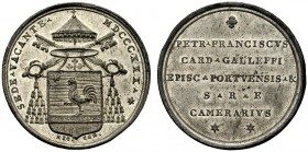 MEDAGLIE PAPALI 
 ROMA 
 Sede Vacante, Camerlengo Card. Francesco Galleffi, 1830. Medaglia 1830 opus Nicola Cerbara. Mb gr. 10,25 mm 31,5 Lo stemma ...