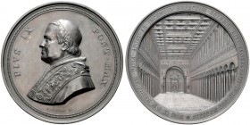 MEDAGLIE PAPALI 
 BOLOGNA 
 Pio IX (Giovanni Maria Mastai Ferretti), 1846-1870. Medaglia di grande modulo 1861 opus Bianchi. Æ gr. 259,22 mm 84,2 Bu...