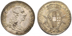 MONETE ITALIANE 
 FIRENZE 
 Pietro Leopoldo di Lorena, 1765-1792. Paolo 1789, II serie. Ar gr. 2,68 Come precedente. CNI 179; Galeotti XIX, 3/4.
 R...