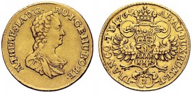 MONETE STRANIERE 
 AUSTRIA 
 Maria Teresa, 1740-1780. 2 Ducati 1764, Karlsburg. Au gr. 6,86 Fried. 540.
 q. SPL