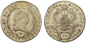 MONETE STRANIERE 
 AUSTRIA 
 Francesco II, 1792-1835. 10 Kreuzer 1796, B. Mi gr. 3,84 KM#2130.
 SPL