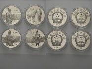 MONETE STRANIERE
CINA
Repubblica Popolare, Set di 4 monete da 5 Yuan 1984. Ar KM#98/101.
In scatola originale con certificato. Proof