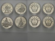MONETE STRANIERE
CINA
Repubblica Popolare, Set di 4 monete da 5 Yuan 1985. Ar KM#121/124.
In scatola originale. Proof