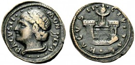 MONETE STRANIERE 
 RAGUSA 
 Repubblica, 1358-1808. Follaro. Æ gr. 2,10 CNI 46.
 BB