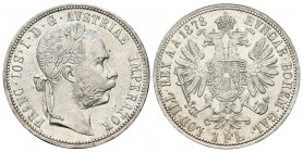Austria. Franz Joseph I. 1 florín. 1878. (Km-2222). Ag. 12,32 g. EBC+. Est...35,00.
