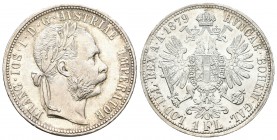 Austria. Franz Joseph I. 1 florín. 1879. (Km-2222). Ag. 12,30 g. Brillo original. SC-/SC. Est...40,00.