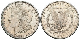 Estados Unidos. 1 dollar. 1881. San Francisco. S. (Km-110). Ag. 26,63 g. Brillo original. SC-. Est...50,00.