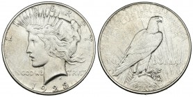 Estados Unidos. 1 dollar. 1923. Denver. D. (Km-150). Ag. 26,71 g. EBC+. Est...25,00.