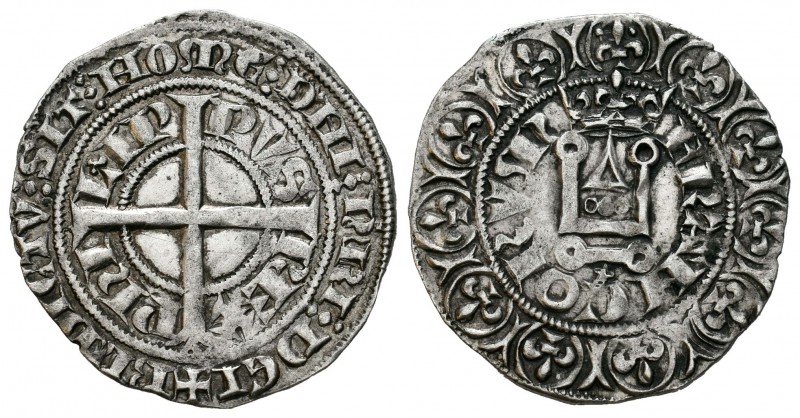Francia. Philippe VI de Valois (1328-1350). Gros. (Duplessy-262). Anv.:  PHILIPV...