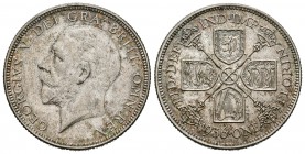 Gran Bretaña. George V. 1 florín. 1936. (Km-834). Ag. 11,33 g. EBC/EBC+. Est...45,00.