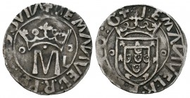 Portugal. Manuel I (1495-1521). Vinten. Lisboa. (Gomes-23.02). Ag. 1,85 g. MBC. Est...50,00.