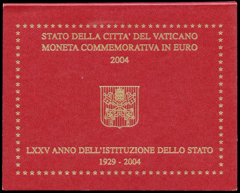 Vaticano. 2 euros. 2004. 75º Aniversario de la Fundación del Estado Vaticano. SC...