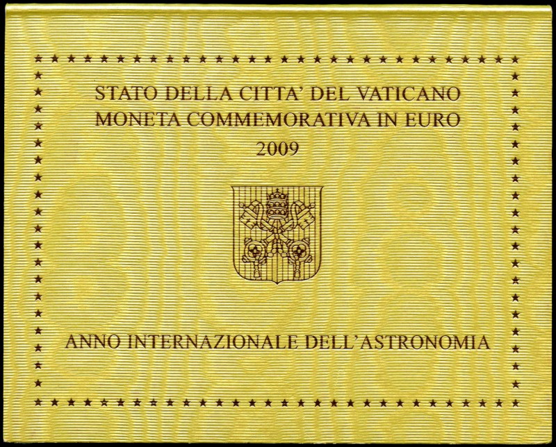 Vaticano. 2 euros. 2009. Año internacional de la Astronomía. SC. Est...45,00.
