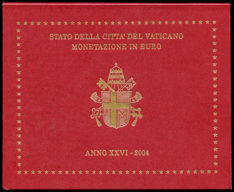 Vaticano. 2004. (Km-MS110). Serie de 8 valores de euro. SC. Est...100,00.