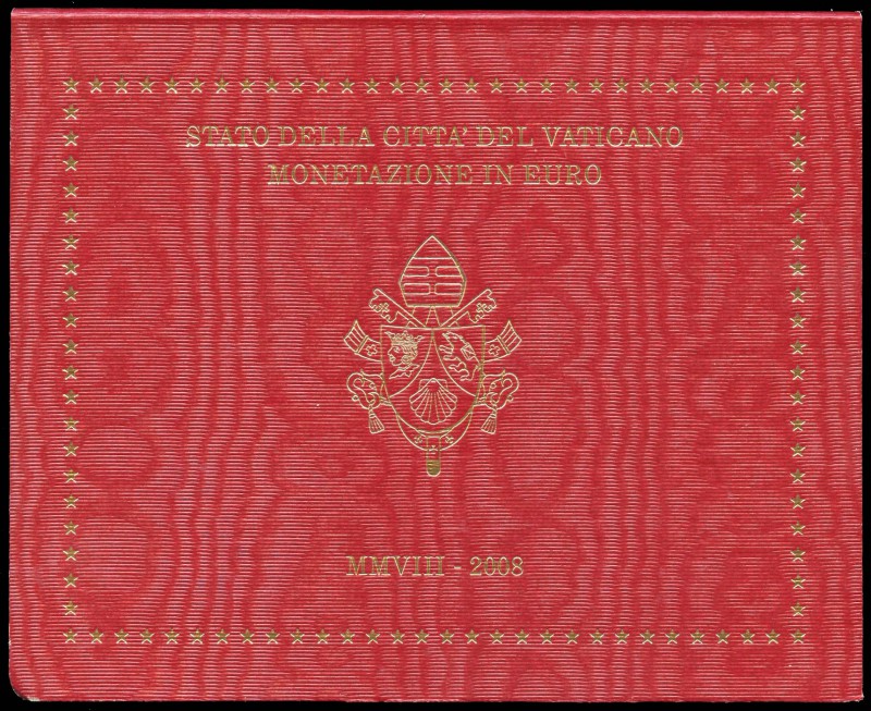 Vaticano. 2008. (Km-MS115). Serie de 8 valores de euro. SC. Est...50,00.