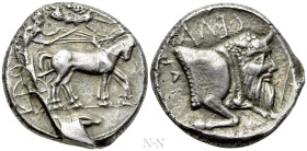 SICILY. Gela. Tetradrachm (Circa 440-430 BC)