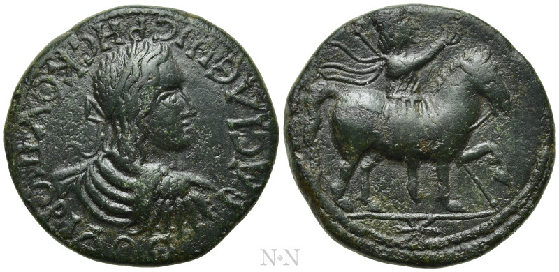 KINGS OF BOSPOROS. Rhescuporis II (211/2-226/7). Ae. 

Obv: BACIΛEωC PHCKOYΠOP...
