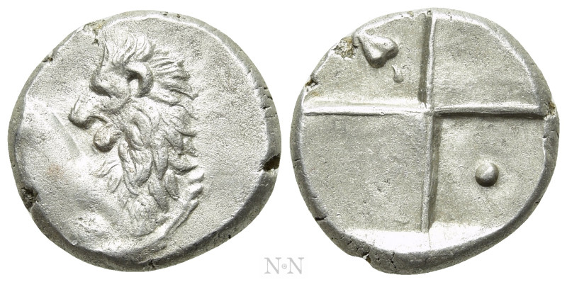 THRACE. Chersonesos. Hemidrachm (Circa 386-338 BC). 

Obv: Forepart of lion ri...