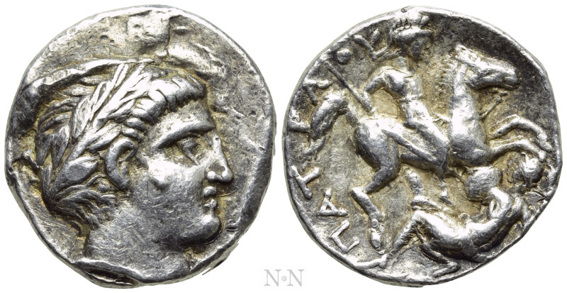 KINGS OF PAEONIA. Patraos (Circa 335-315 BC). Tetradrachm. Astibos or Damastion ...