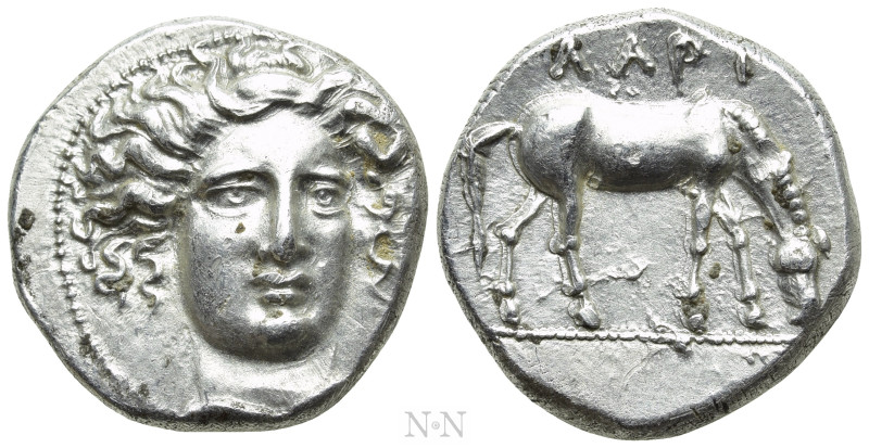 THESSALY. Larissa. Drachm (Circa 400-370 BC). 

Obv: Head of the nymph Larissa...