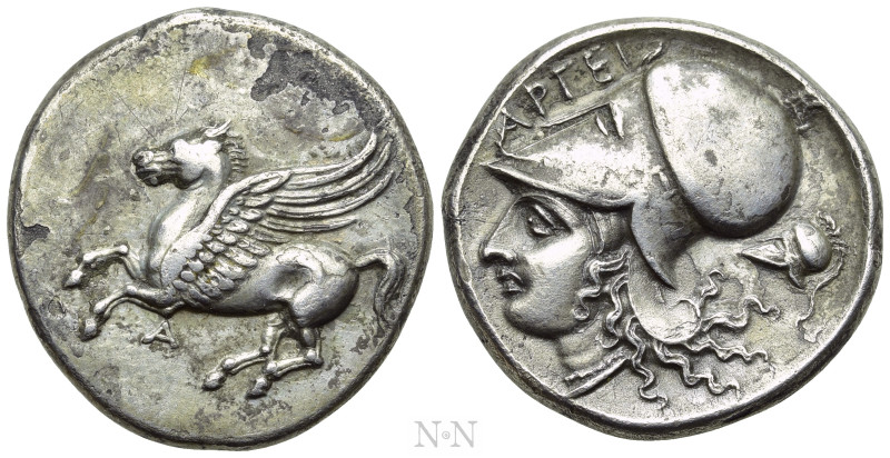 AKARNANIA. Argos Amphilochikon. Stater (Circa 340-300 BC). 

Obv: Pegasos flyi...