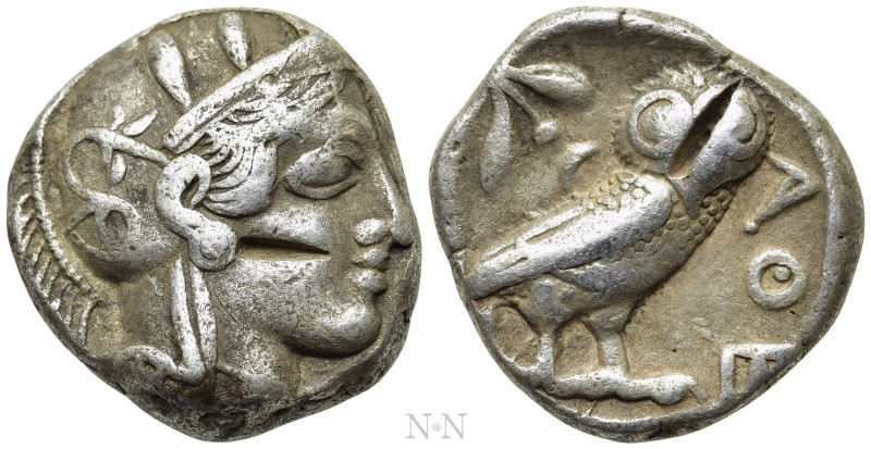 ATTICA. Athens. Tetradrachm (Circa 454-404 BC). 

Obv: Helmeted head of Athena...