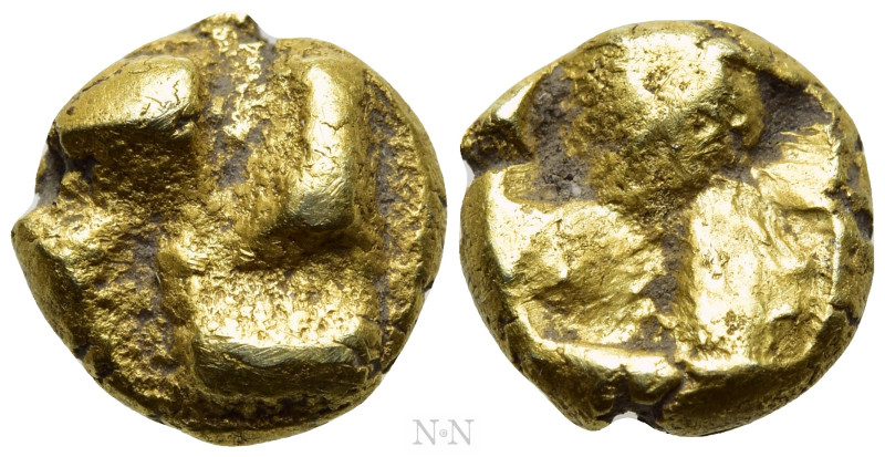 IONIA. Uncertain. EL 1/24 Stater (Circa 625-600 BC). 

Obv: Raised countercloc...