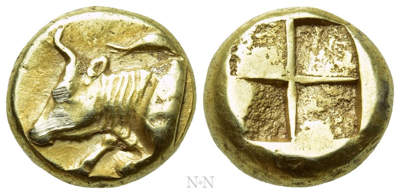 IONIA. Phokaia. EL Hekte (Circa 478-387 BC). 

Obv: Forepart of bull left; abo...