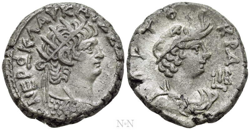 EGYPT. Alexandria. Nero (54-68). BI Tetradrachm. Dated RY 12 (AD 65/6). 

Obv:...