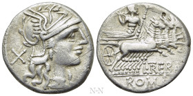 L. TREBANIUS. Denarius (135 BC). Rome