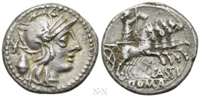 C. CASSIUS. Denarius (Circa 126 BC). Rome