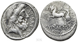 P. PLAUTIUS HYPSAEUS. Denarius (57 BC). Rome