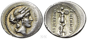 C. MEMMIUS C.F. Denarius (56 BC). Rome