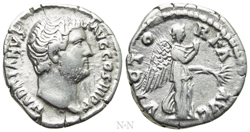 HADRIAN (117-138). Denarius. Rome. 

Obv: HADRIANVS AVG COS III P P. 
Bare he...