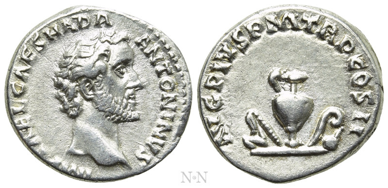 ANTONINUS PIUS (138-161). Denarius. Rome. 

Obv: IMP T AEL CAES HADR ANTONINVS...