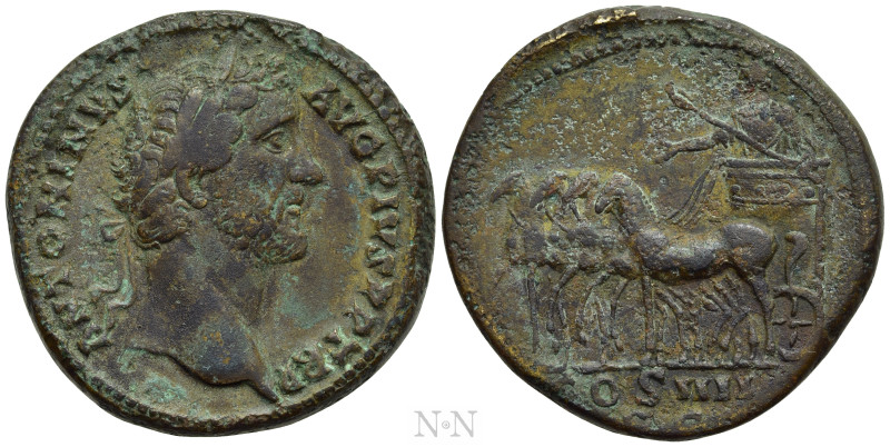 ANTONINUS PIUS (138-161). Sestertius. Rome. 

Obv: ANTONINVS AVG PIVS P P TR P...