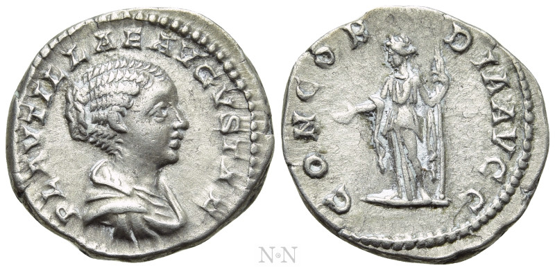 PLAUTILLA (Augusta, 202-205). Denarius. Rome. 

Obv: PLAVTILLAE AVGVSTAE. 
Dr...