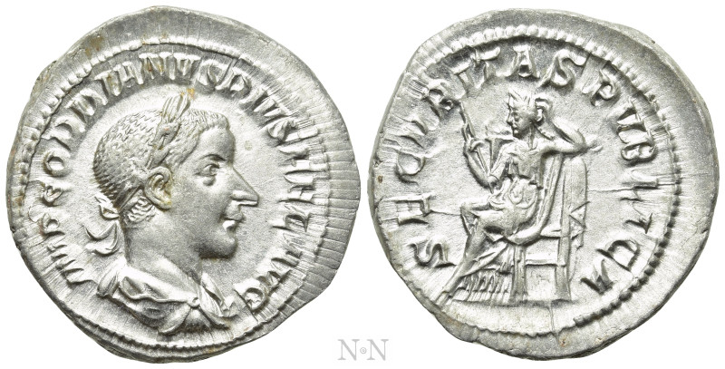 GORDIAN III (238-244). Denarius. Rome. 

Obv: IMP GORDIANVS PIVS FEL AVG. 
La...