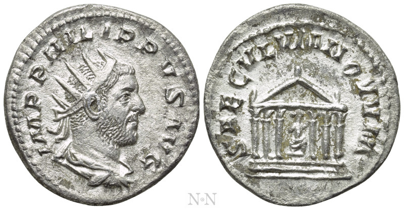 PHILIP I 'THE ARAB' (244-249). Antoninianus. Rome. Saecular Games/1000th Anniver...